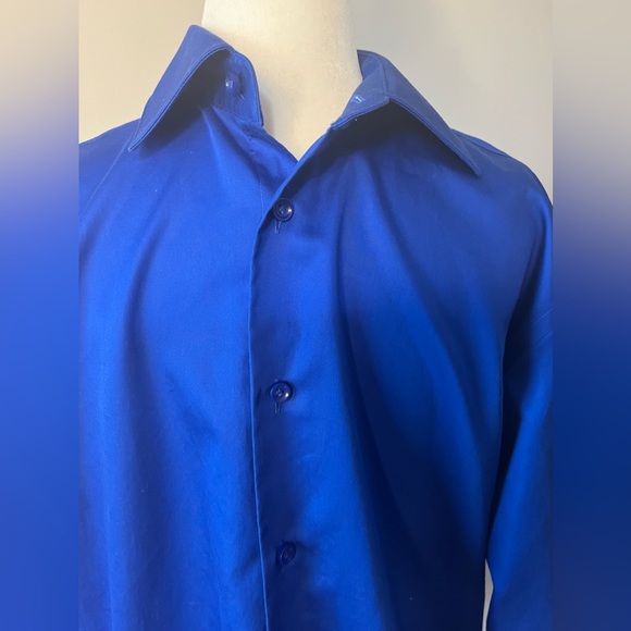 NWOT BLU by Polfroni Beautiful Blue Shirt! - Picture 2 of 9